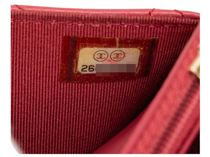 Borsa a tracolla con catena Chanel Matelassé Coco Mark Crossbody Wallet - vista 6
