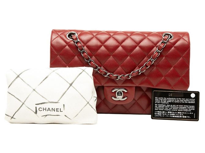 Borsa a tracolla Chanel Matelassé Coco Mark Double Flap con catena - vista 7