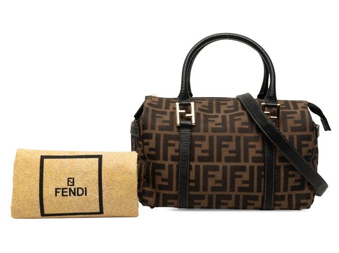 Borsa a mano e a tracolla Fendi Zucca - vista 8