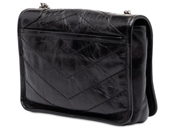 Autre Marque Borsa a tracolla Saint Laurent Cassandra Niki con logo YSL e catena - vista 2