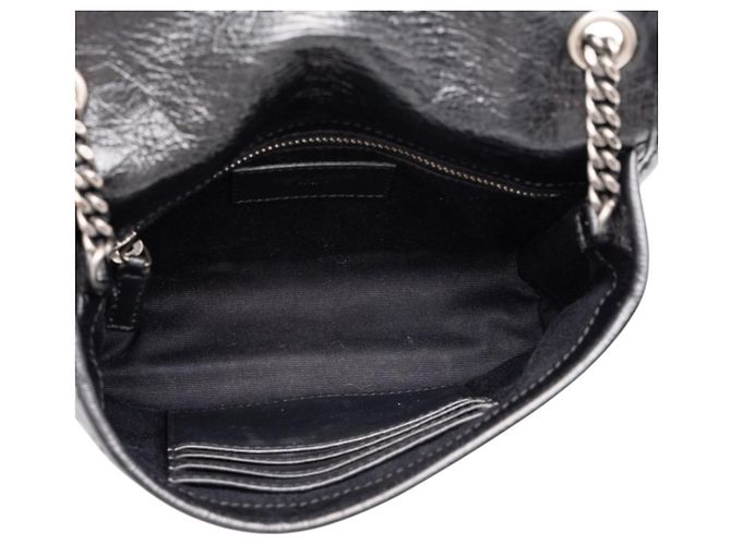 Autre Marque Borsa a tracolla Saint Laurent Cassandra Niki con logo YSL e catena - vista 4