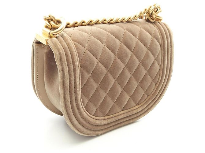 Borsa a tracolla Chanel Boy Small in tessuto - vista 2
