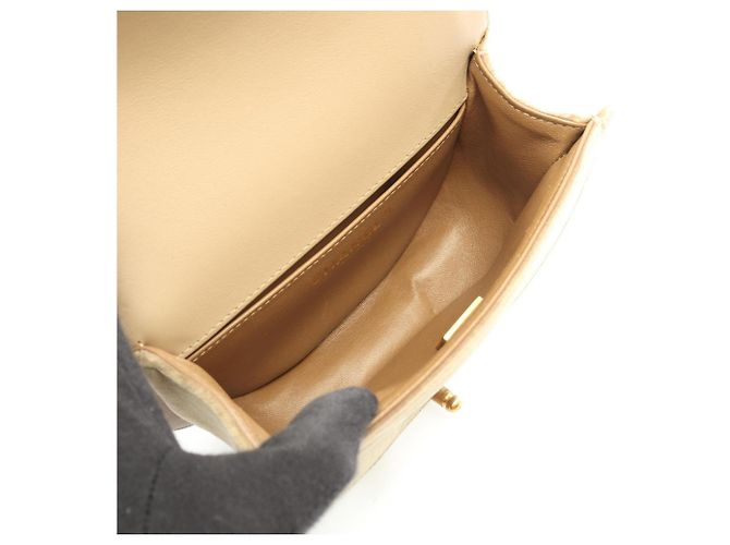 Borsa a tracolla Chanel Boy Small in tessuto - vista 3