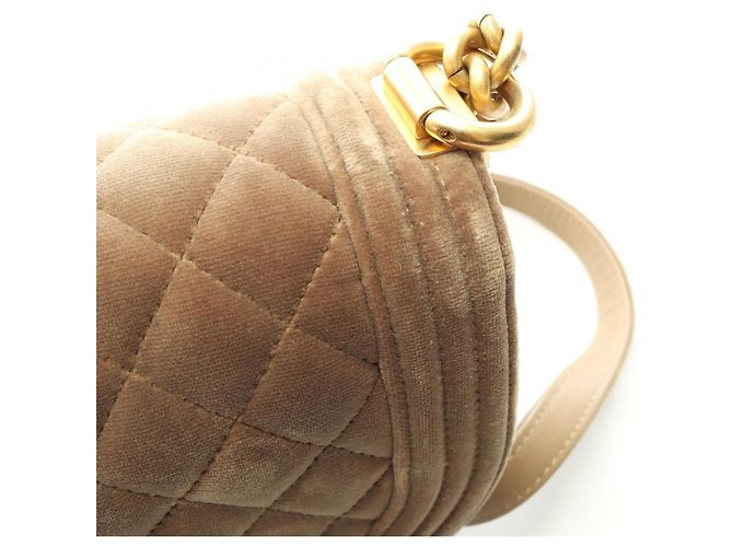 Borsa a tracolla Chanel Boy Small in tessuto - vista 6