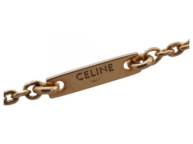 Céline Collar Celine Triomphe chapado en oro - vista 4