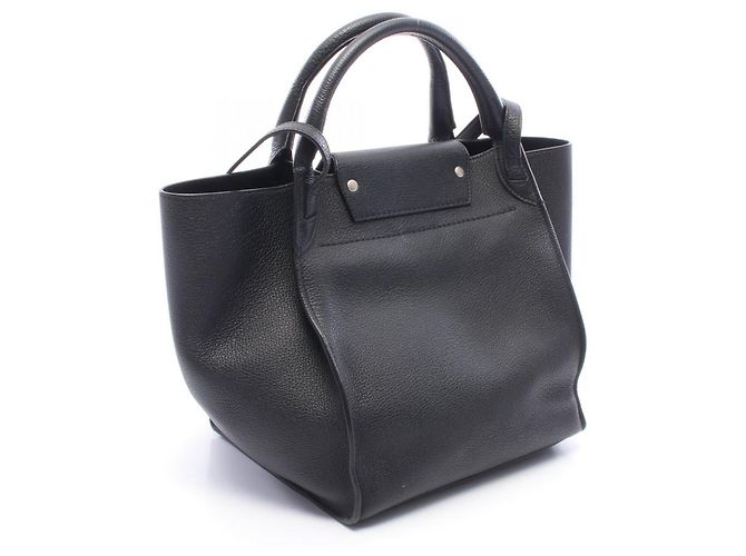 Céline Celine Big Bag Small borsa a mano in pelle nera - vista 2
