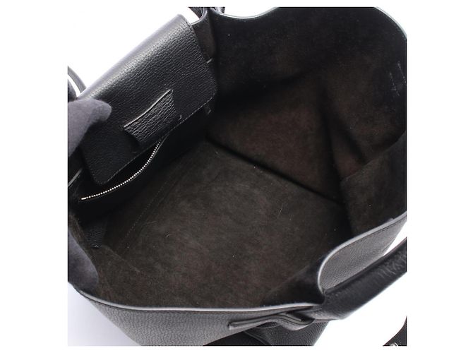 Céline Celine Big Bag Small borsa a mano in pelle nera - vista 3