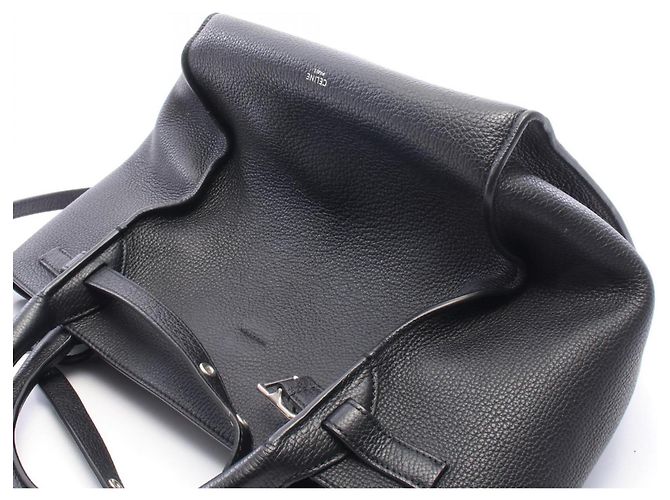 Céline Celine Big Bag Small borsa a mano in pelle nera - vista 5
