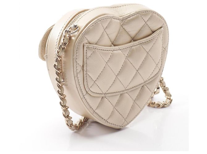 Borsa a pochette Chanel Heart Chain - vista 2