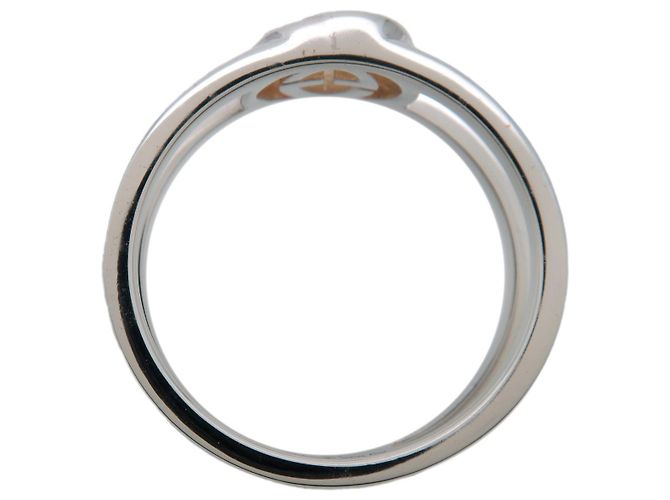 Anello Gucci Interlocking G Flower Band in argento sterling - vista 3