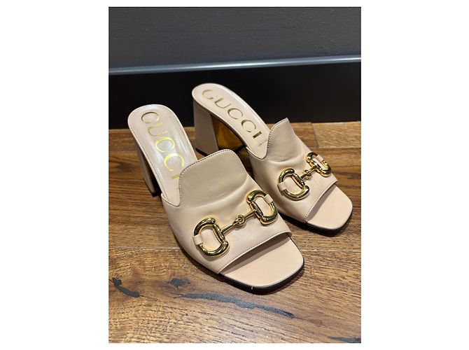 Mules Gucci Horsebit in pelle - vista 2
