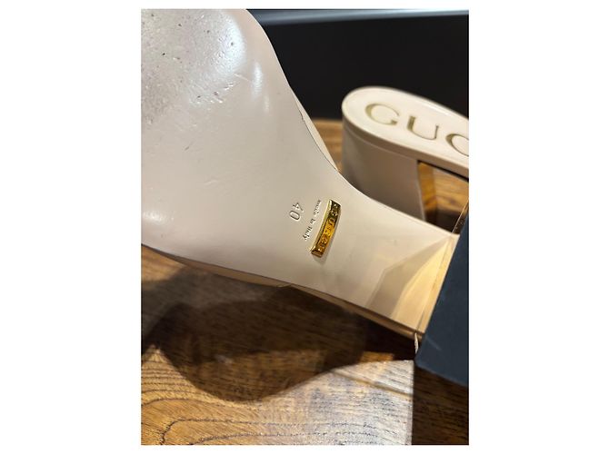 Mules Gucci Horsebit in pelle - vista 3