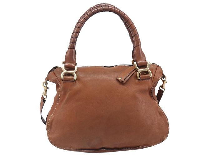 Chloé Chloe Marcie Satchel Leather Medium - vista 2