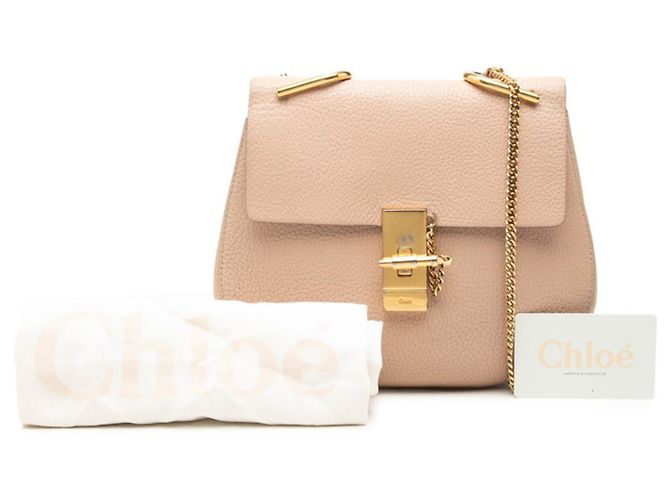 Chloé Chloe Drew Borsa a Tracolla con Catena - vista 9