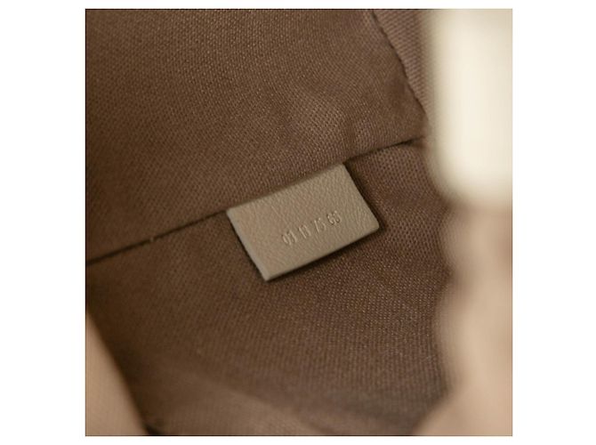 Borsa Chloé ROY Logo in Beige e Bianco - vista 6