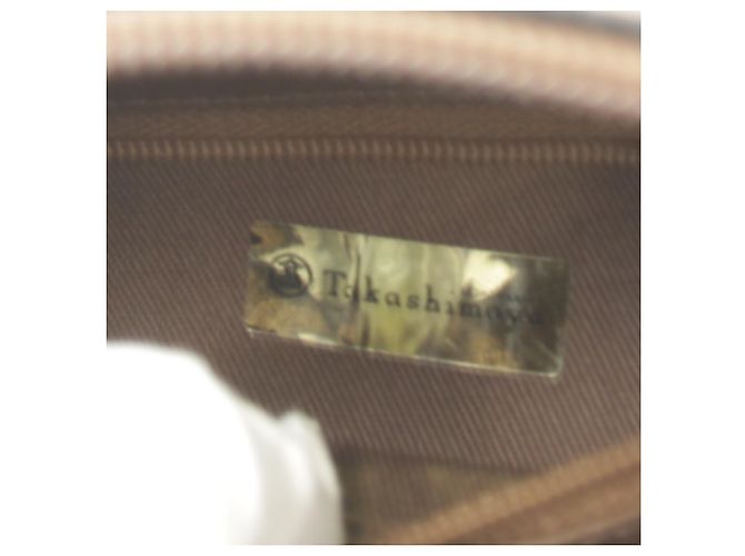 Borsa a tracolla Burberry in pelle e tela - vista 13