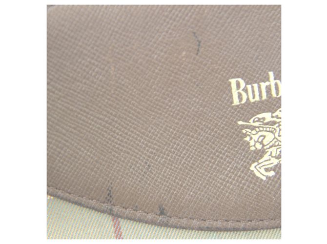 Borsa a tracolla Burberry in pelle e tela - vista 6