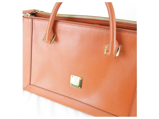Borsa a tracolla in pelle MCM - vista 11