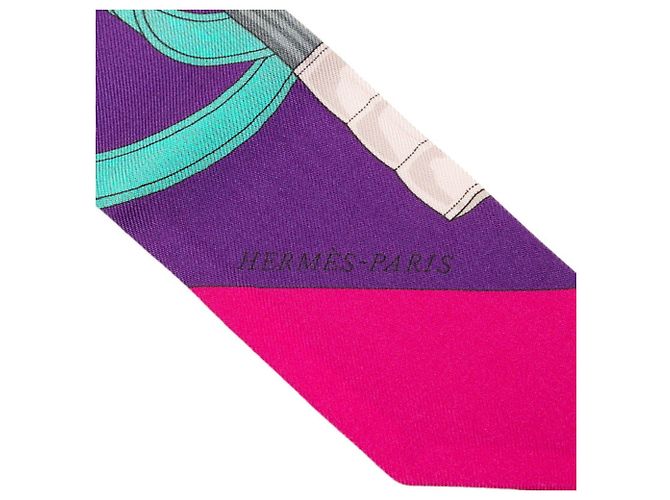 Hermès Pañuelo Hermes Twilly Eperon d'or - vista 3