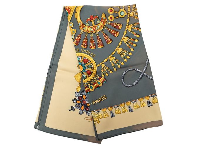 Hermès Hermes Carre 90 Parures des Sables Seidentuch - Ansicht 10