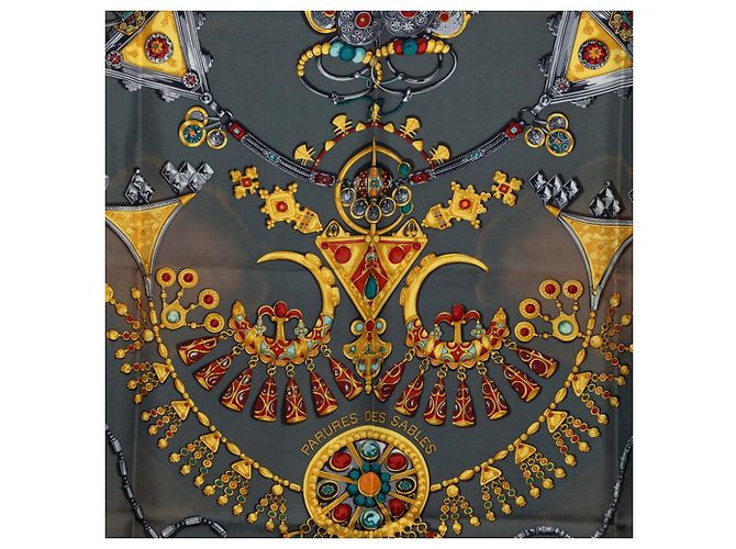 Hermès Hermes Carre 90 Parures des Sables Seidentuch - Ansicht 2