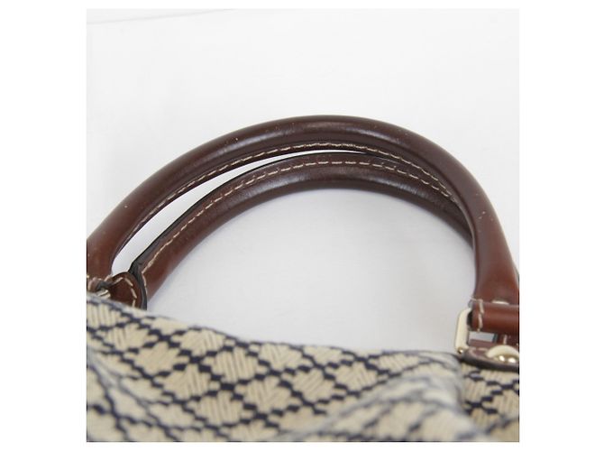 Borsa Gucci Beige in Pelle e Tela - vista 9