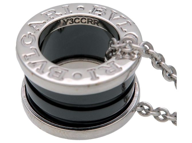 Bulgari Pendente Bvlgari B.Zero1 Save the Children in argento sterling e ceramica - vista 4