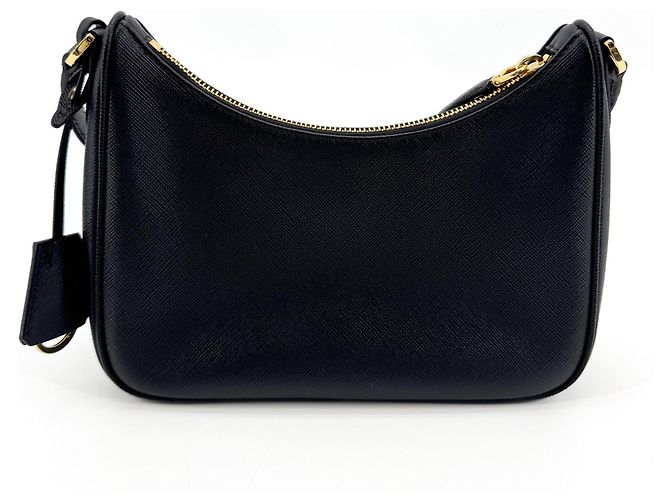 Prada Re-Edition 2005 Hobo Tessuto in pelle Saffiano Mini - vista 2