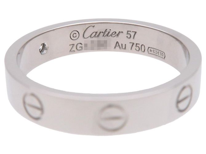 Cartier Love 1 Diamond Band Platinum with Diamond - vista 4