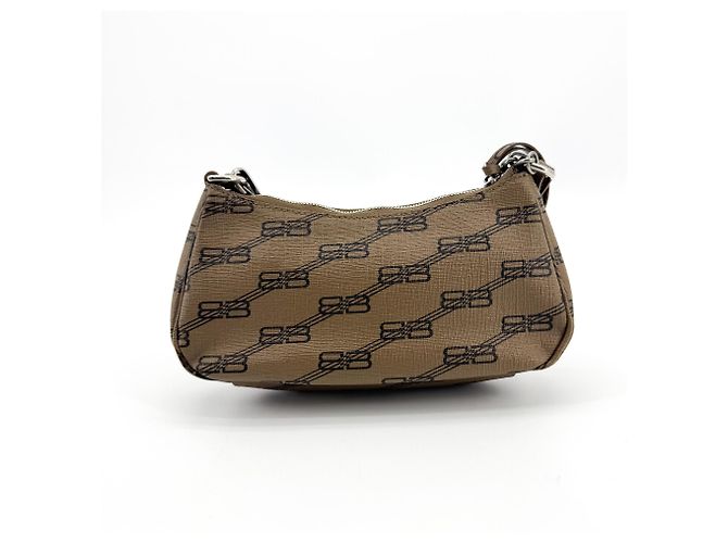 Balenciaga Le Cagole Giant Studs BB Monogram Coated Canvas XS - vista 2