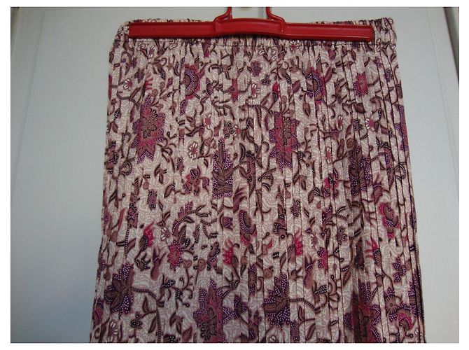 inconnue Falda Maxi Plisada con Estampado Floral de Algodón - vista 2