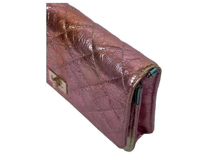 Wallet On Chain Chanel WOC Portafoglio pelle di capra arcobaleno - vista 10