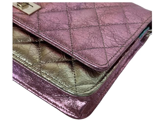 Wallet On Chain Chanel WOC Portafoglio pelle di capra arcobaleno - vista 4