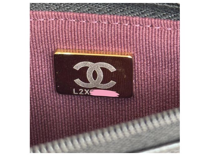 Wallet On Chain Chanel WOC Portafoglio con catena Pelle Caviar Nera - vista 15