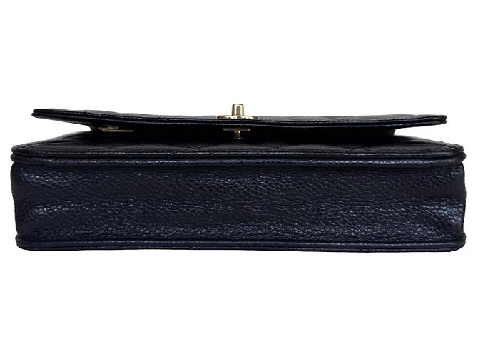 Wallet On Chain Chanel WOC Portafoglio con catena Pelle Caviar Nera - vista 7