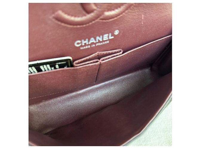 Chanel Classic Double Flap Small Caviar Nero Argento - vista 14