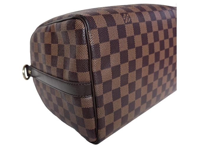 Louis Vuitton Speedy 30 Bandoulière Damier Ebene - vista 3