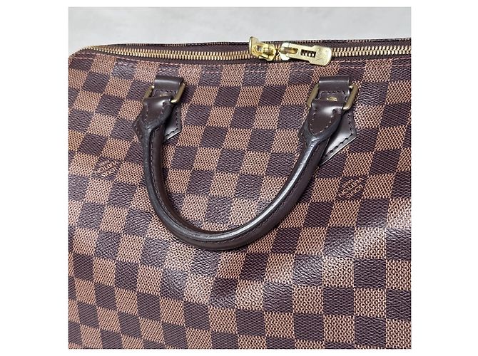 Louis Vuitton Speedy 30 Bandoulière Damier Ebene - vista 5