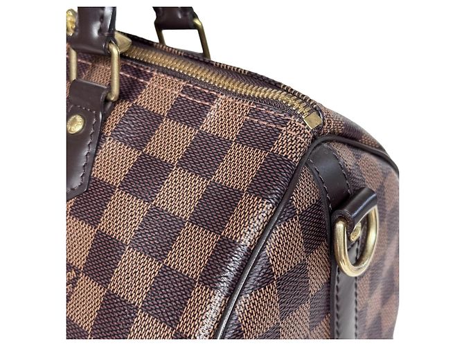 Louis Vuitton Speedy 30 Bandoulière Damier Ebene - vista 8