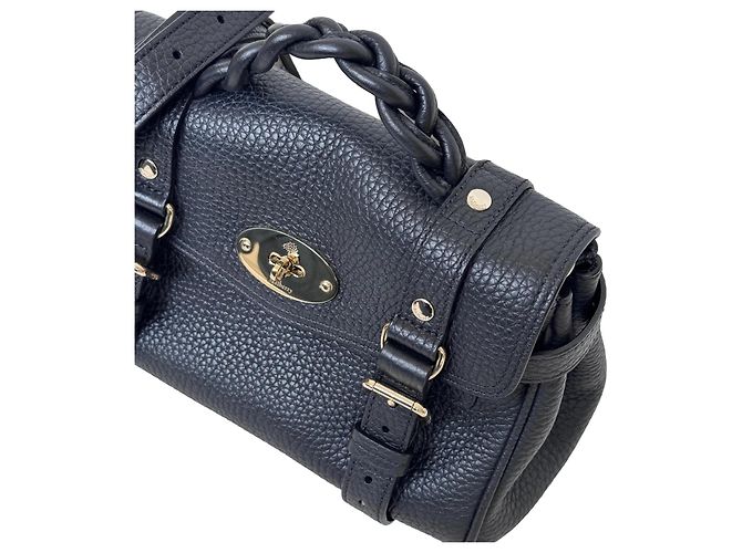 Borsa a mano Mulberry Alexa in pelle - Nero - vista 8
