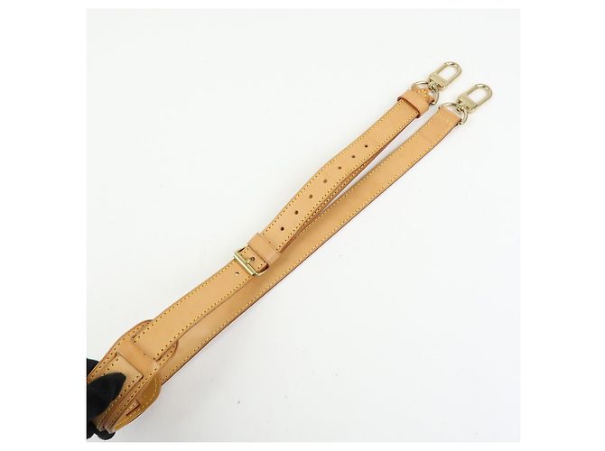 Louis Vuitton Adjustable Shoulder Strap Vachetta Leather Medium - view 3