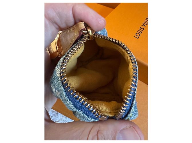Pochette Speedy Louis Vuitton Monogram Denim - vista 5