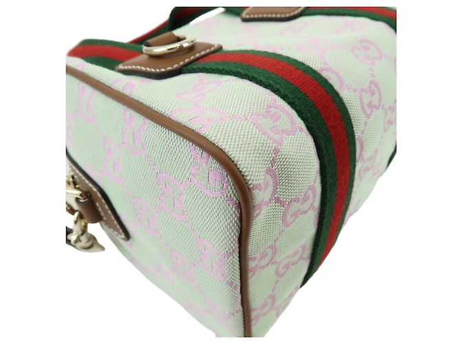 Gucci Web Boston GG Canvas Mini - vista 5