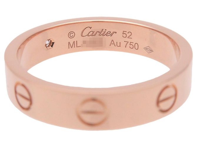 Cartier Love Ehering 1 Diamant 18K Roségold mit Diamant - Ansicht 5
