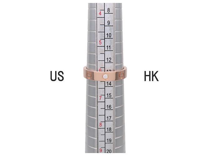 Cartier Love Ehering 1 Diamant 18K Roségold mit Diamant - Ansicht 7