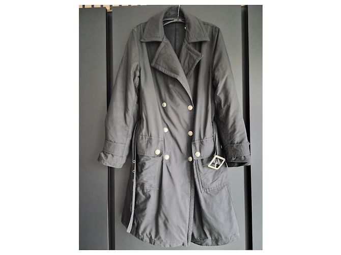 Trench Gucci Negro de Nylon - vista 9