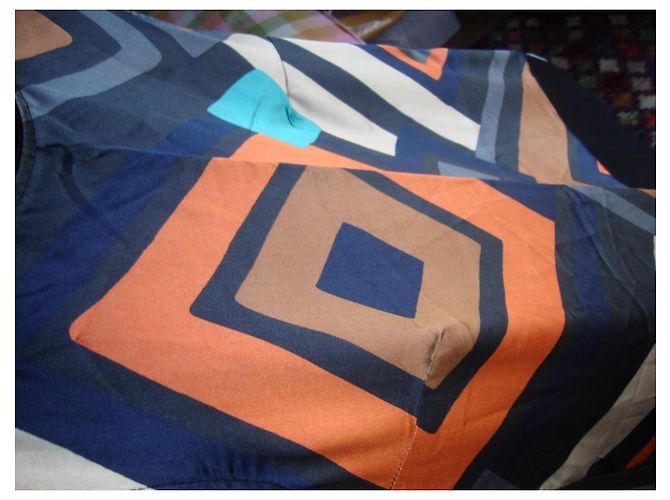 Autre Marque Vestido chasuble Promod estampado geométrico - vista 2