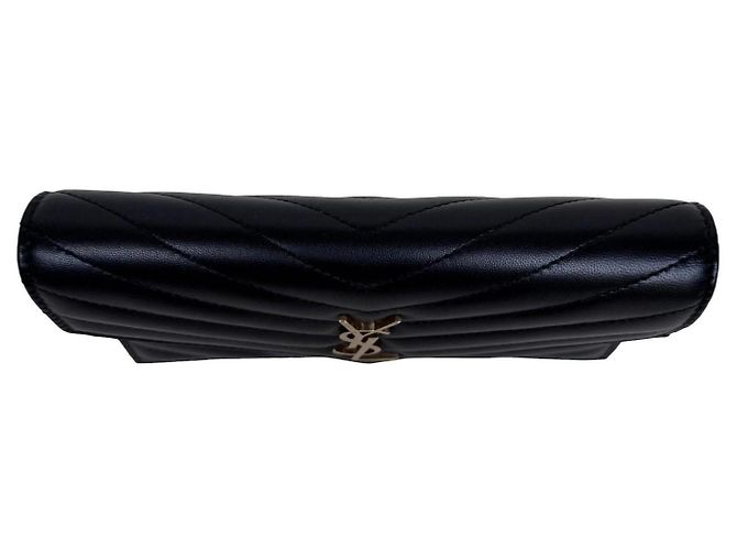 Autre Marque Saint Laurent Cassandre Envelope Wallet on Chain - vista 10
