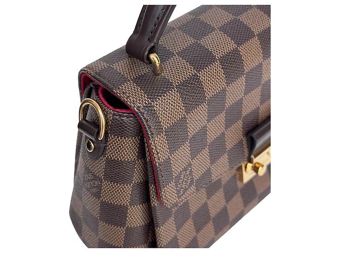 Borsa Louis Vuitton Croisette Damier Ebene - vista 3