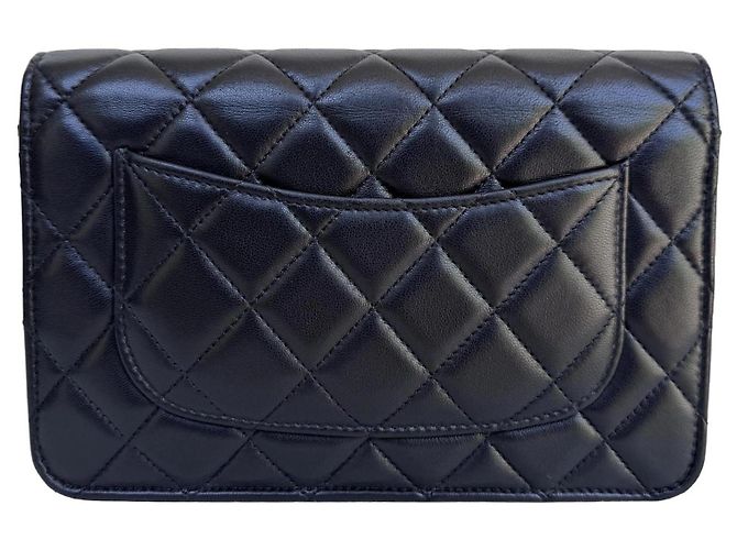 Chanel Wallet on Chain WOC Nappa Nera - vista 2